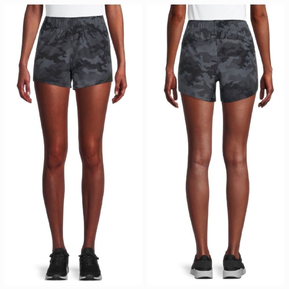 🔹️NWT Athletic Works Black Camouflage Core Running Shorts 3X